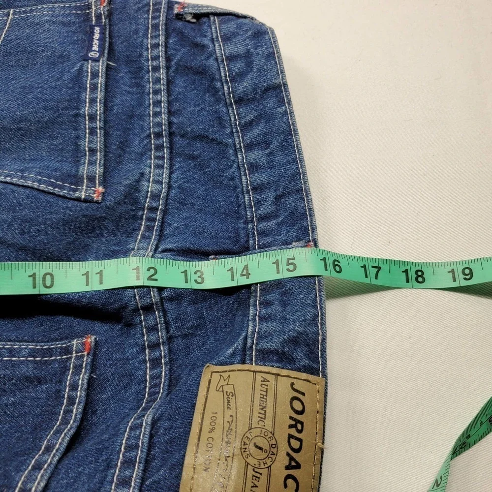 Jordache Mom Jeans Size 13/14 Long Dark Blue EUC